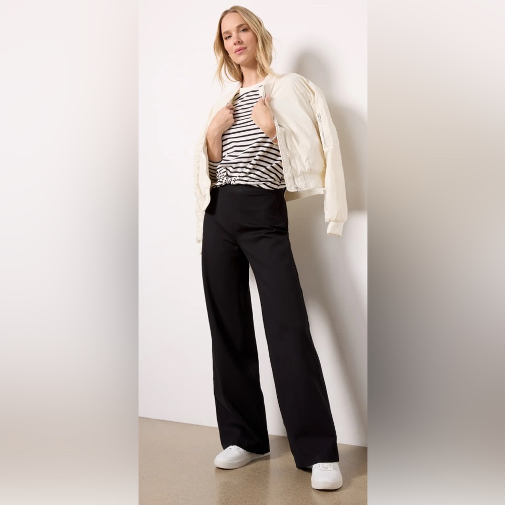 SPANX Perfect Pant Wide Leg. Classic Black. NWT. Size S
